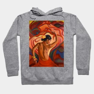 Tango dancer woman girl at carnaval in brazil Hoodie